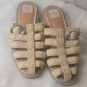 Dolce Vita Women's Woven Tan Sandals